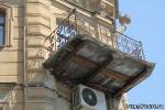 Частичное обрушение балкона в Санкт-Петербурге
