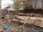 Обрушение бетонного забора в Уфе